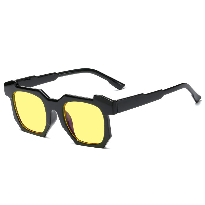 Ladies geometric sunglasses with striking, high-quality plastic frame Stornfield