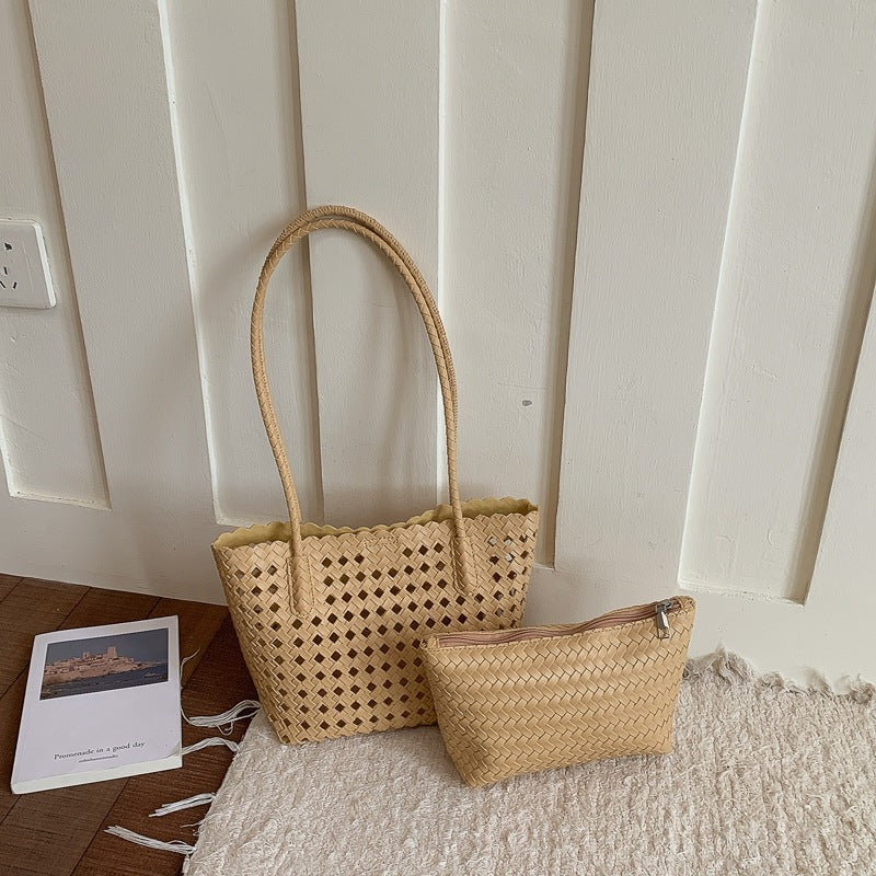 Chic Handwoven Tote Bag