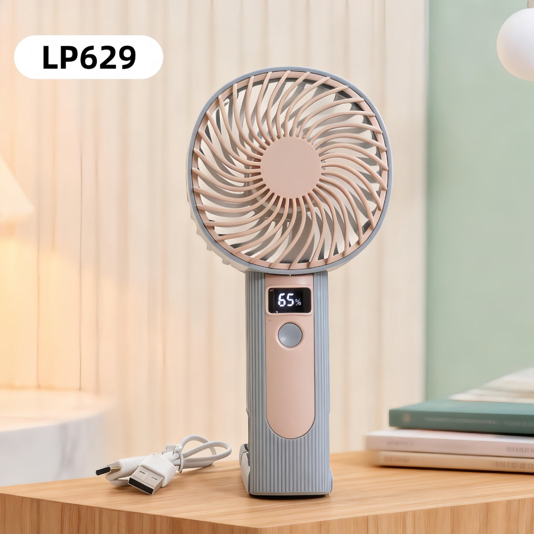 Women's Portable High-Performance Fan with LED Display Stornfield