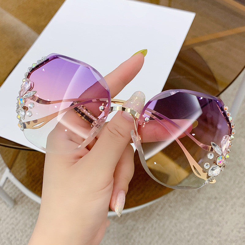 Women's Oversized Sunglasses with Decorative Stones Stornfield