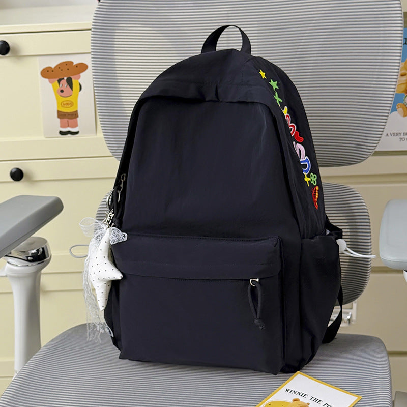 Decorative Character-Embellished Casual Backpack Stornfield