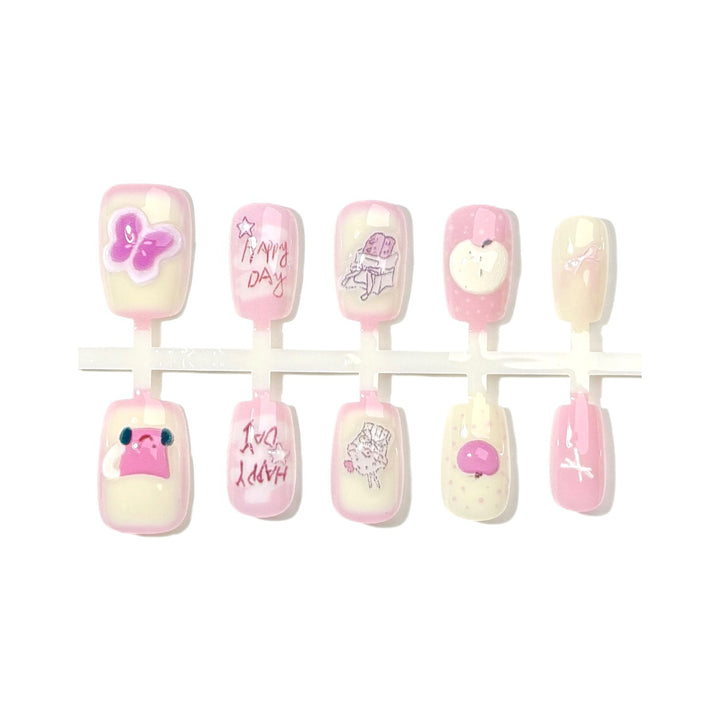 Creative Artisanal Press-On Nail Set
