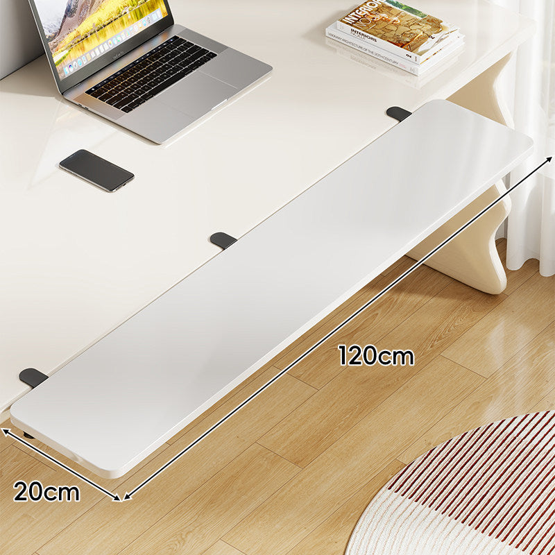 Extra-Wide Low-Profile Under-Desk Slide-Out Keyboard and Mouse Platform