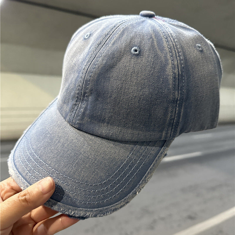 Women's Distressed Denim Baseball Cap Stornfield 1784084028