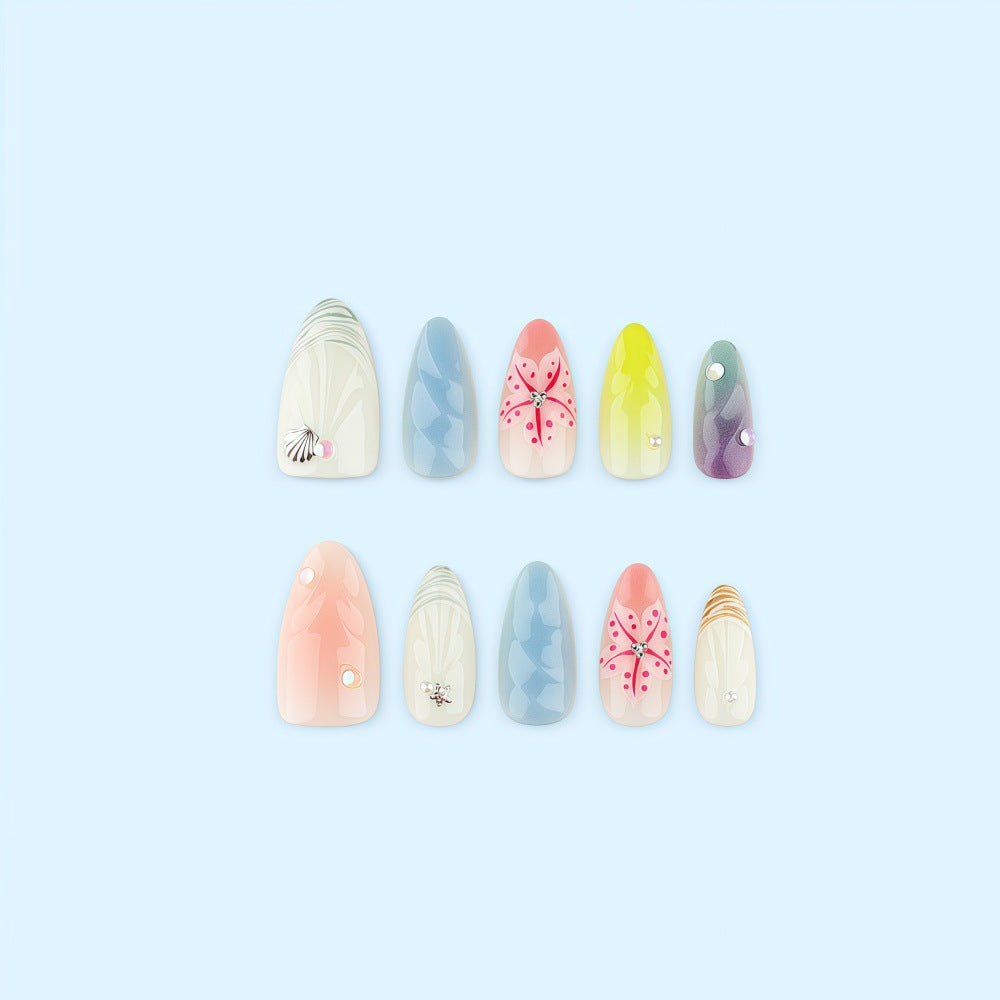 Artificial nails in creative floral design Stornfield