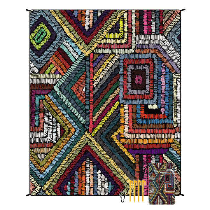 Geometric Print Tapestry Stornfield