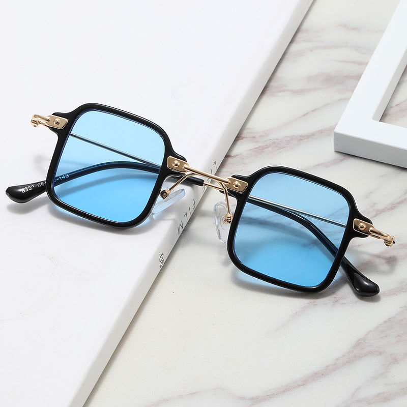 Women's geometric sunglasses with stylish metal frame Stornfield