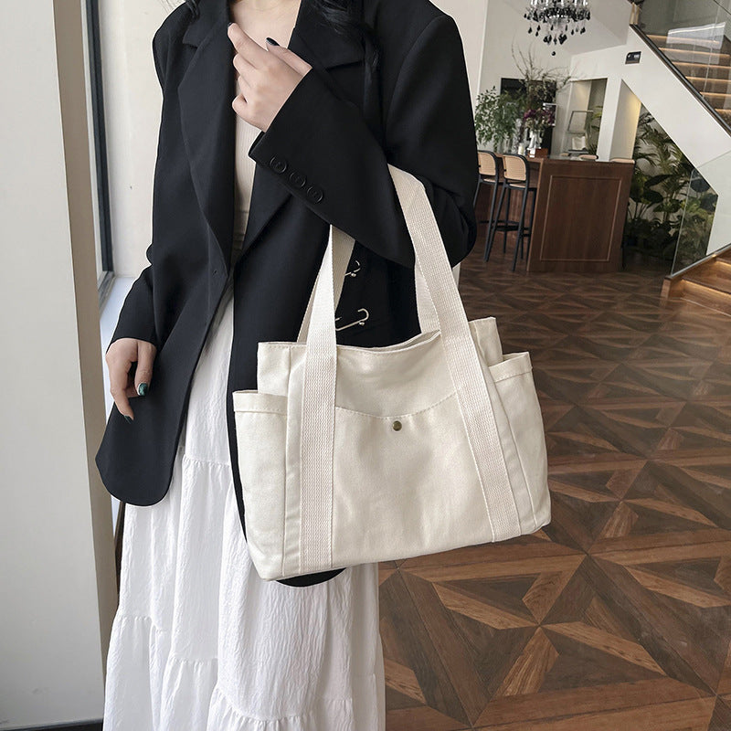 WoMulti-Pocket Casual Utility Tote Bag Stornfield