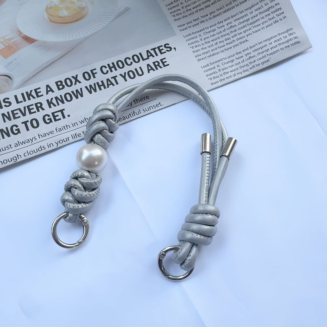Elegant Knotted Leather Keychain Holder Stornfield
