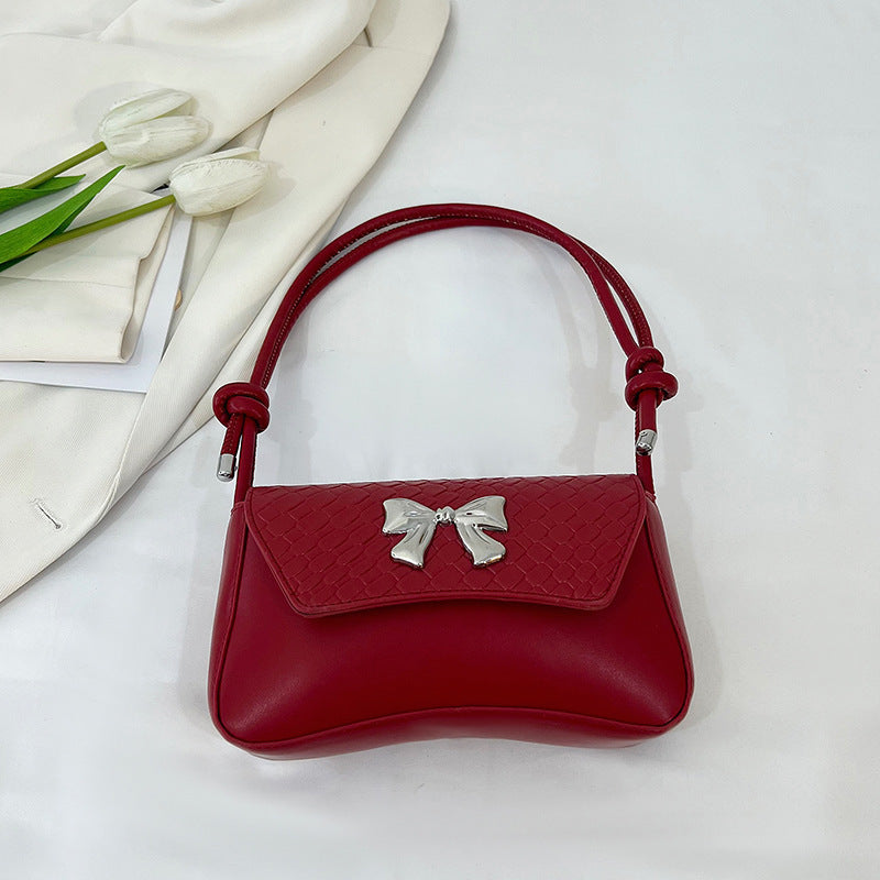 Chic Bow-Detail Handheld Clutch Bag Stornfield