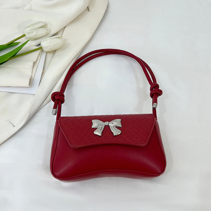 Chic Bow-Detail Handheld Clutch Bag Stornfield