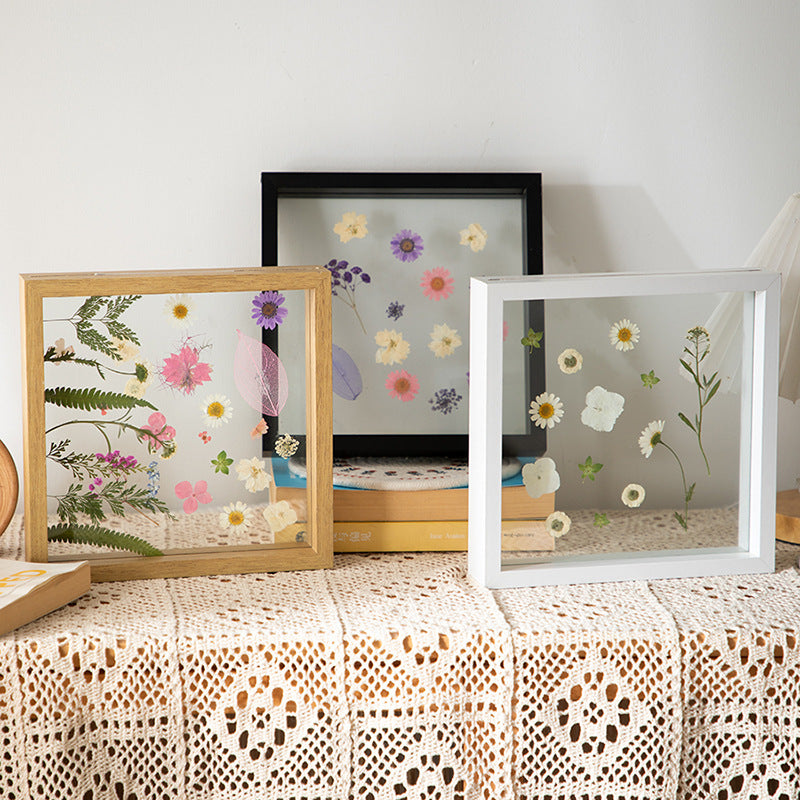 Preserved Floral Shadow Box Art