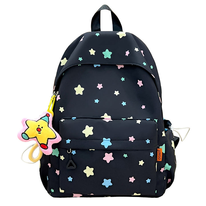 Playful Star Pattern Backpack