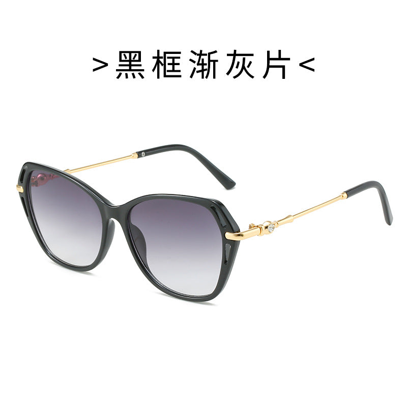 Women's fashionable Cat-Eye sunglasses with elegant metal frame Stornfield