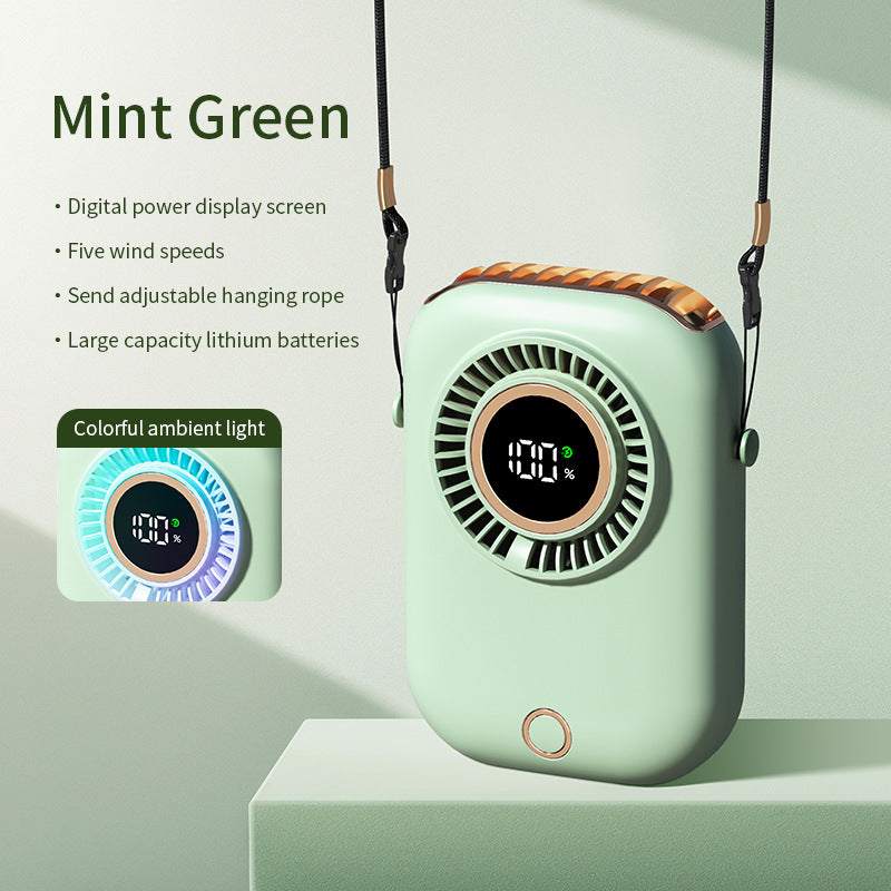 Unisex Portable Digital Hanging Fan Stornfield