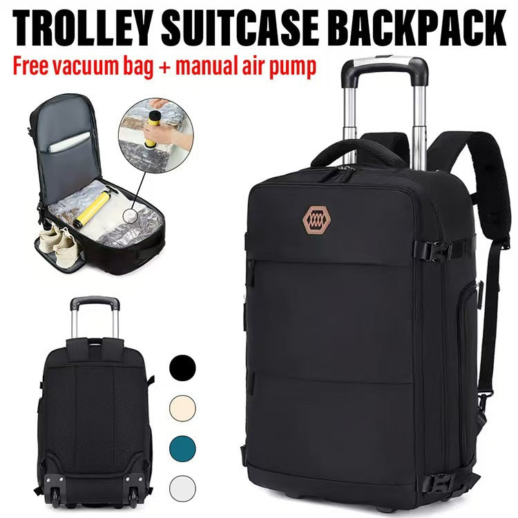 Versatile Trolley Suitcase Backpack