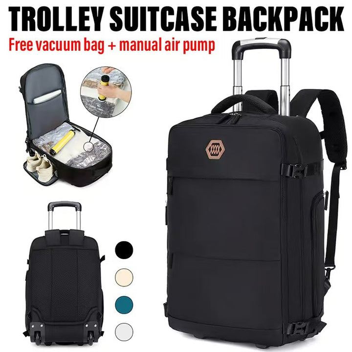 Versatile Trolley Suitcase Backpack