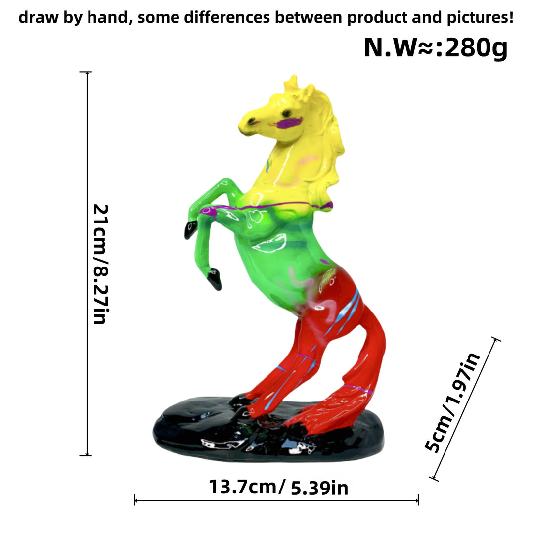 Artistic horse figurine in modern design Stornfield
