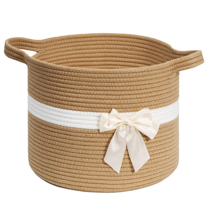 Women Decorative Storage Basket with Bow Accent Stornfield