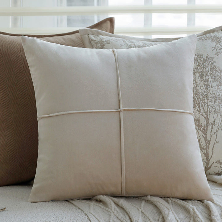 Decorative cushion with fine herringbone structure Stornfield