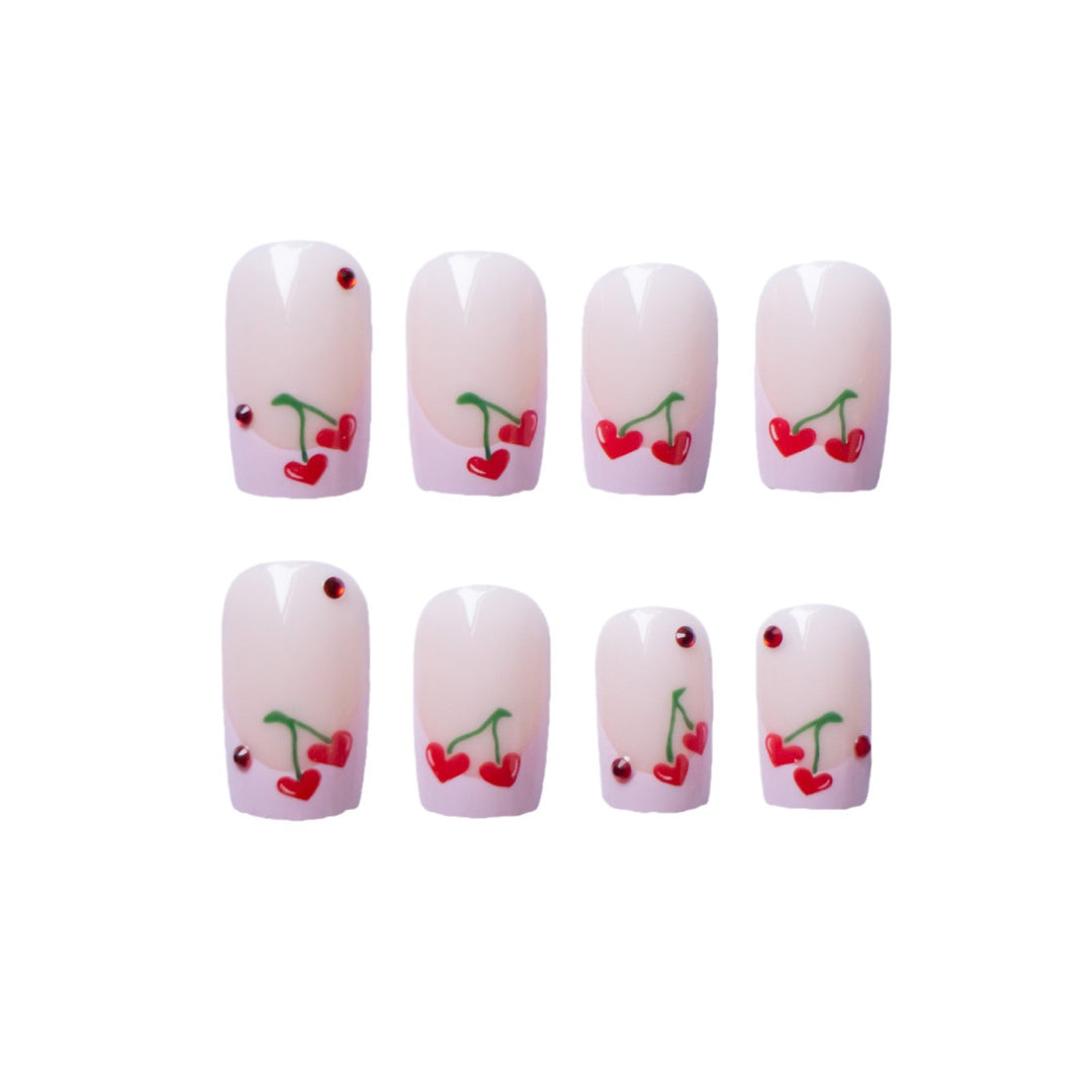 Cherry-Themed Nail Art Kit