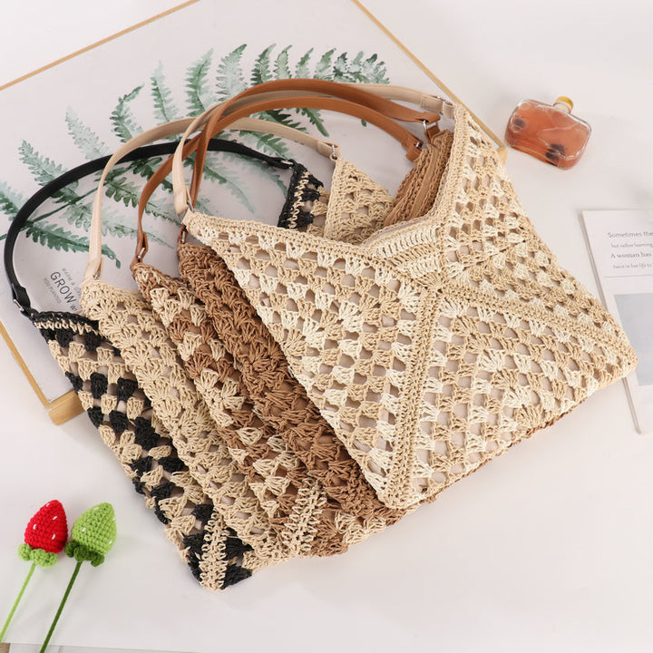 Handcrafted macrame shoulder bag with stylish design Stornfield