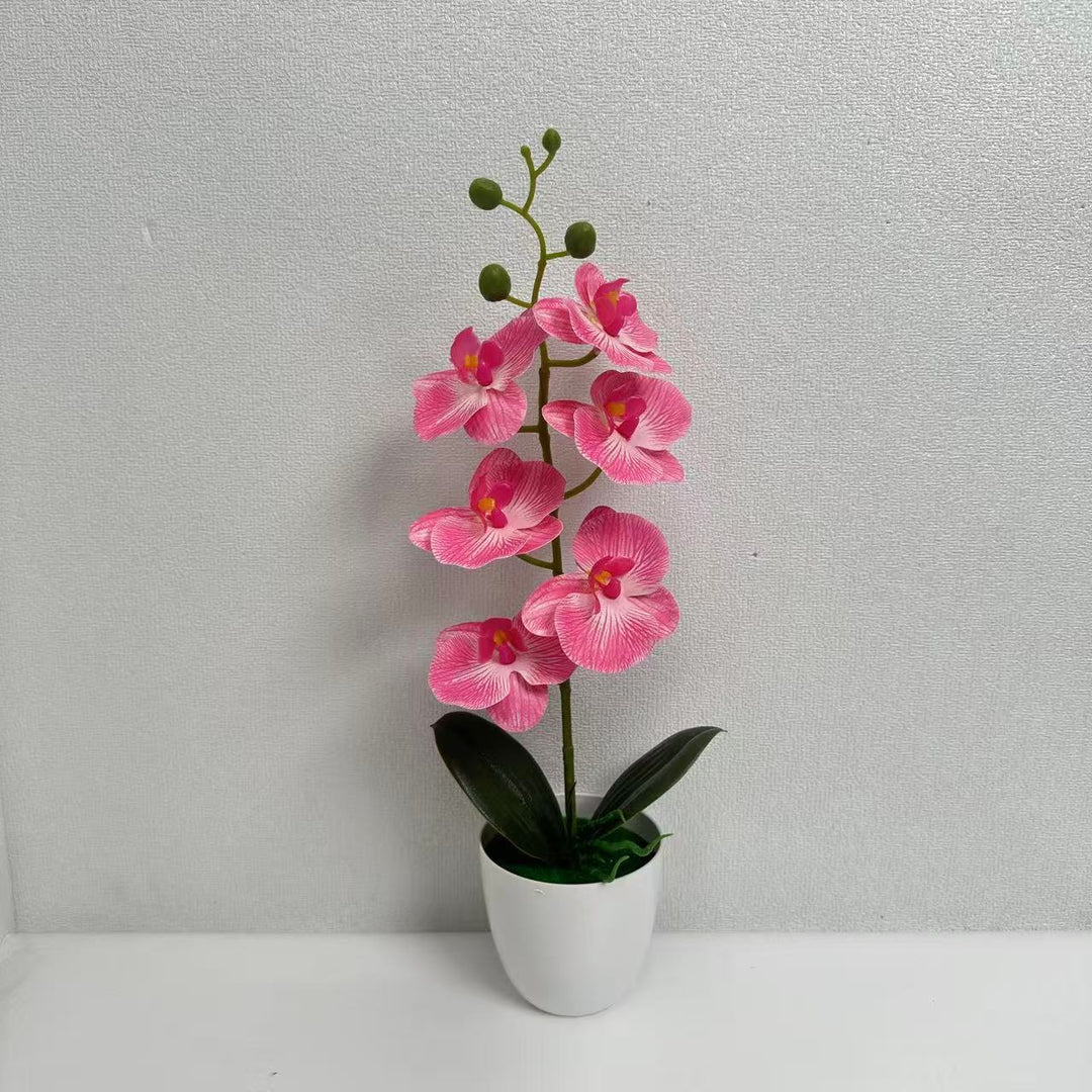 Premium Faux Orchid Plant Arrangement