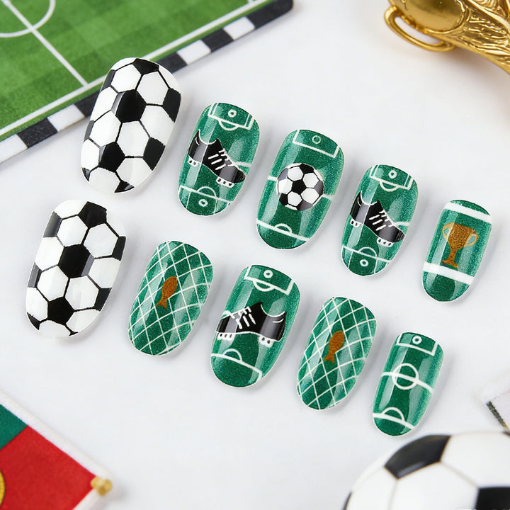 Themed Soccer Nail Art Set Stornfield