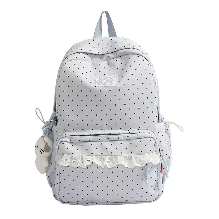 Polka Dot Ruffled Backpack Stornfield