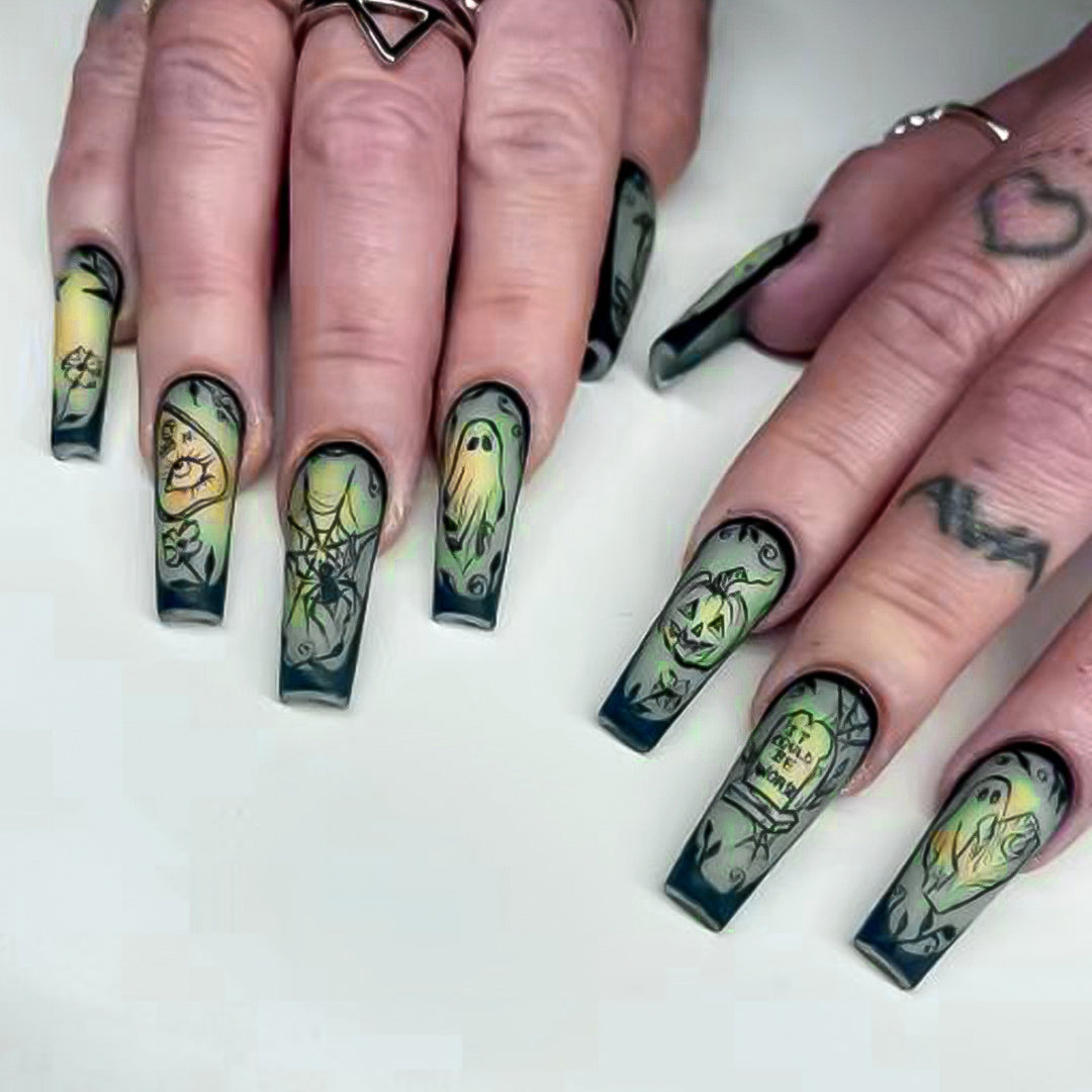 Artful Halloween Nail Art Stornfield