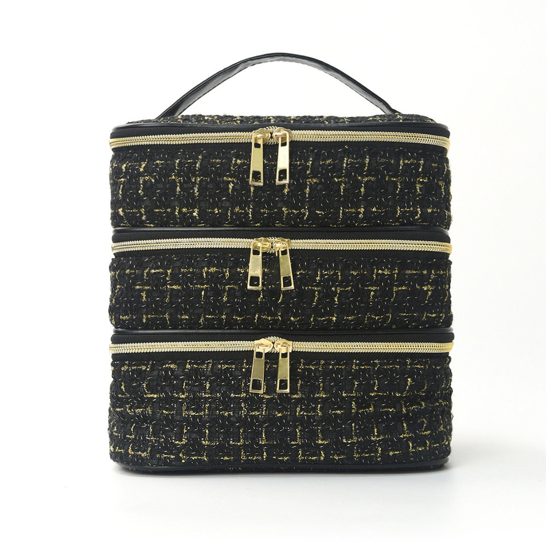 Cosmetic organizer bag with multiple compartments Stornfield