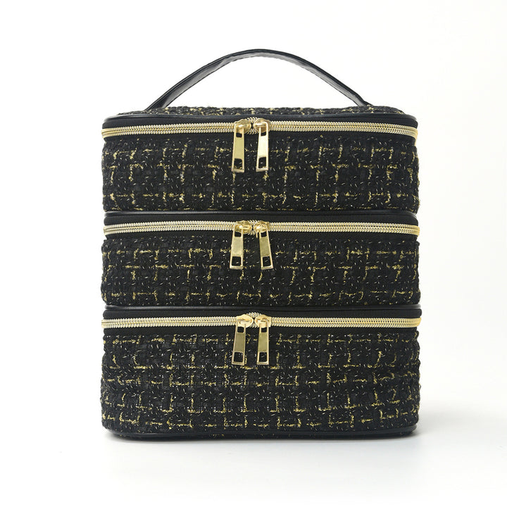 Cosmetic organizer bag with multiple compartments Stornfield