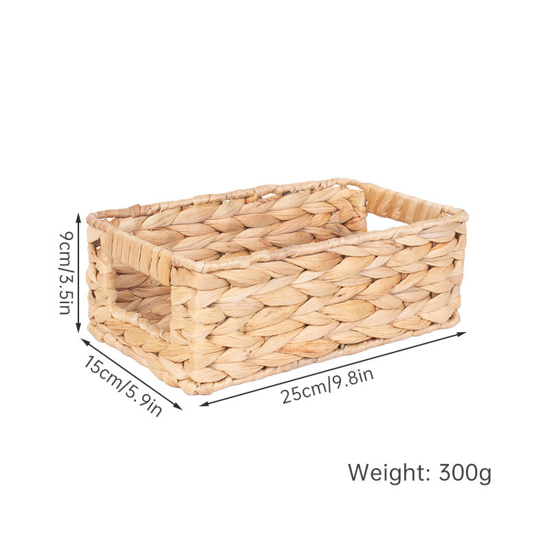 Versatile Rectangular Woven Storage Basket Stornfield