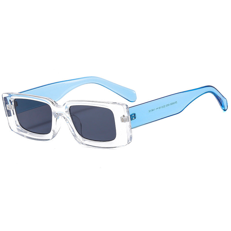 Women's fashionable sunglasses with trendy transparent frame and sporty design Stornfield
