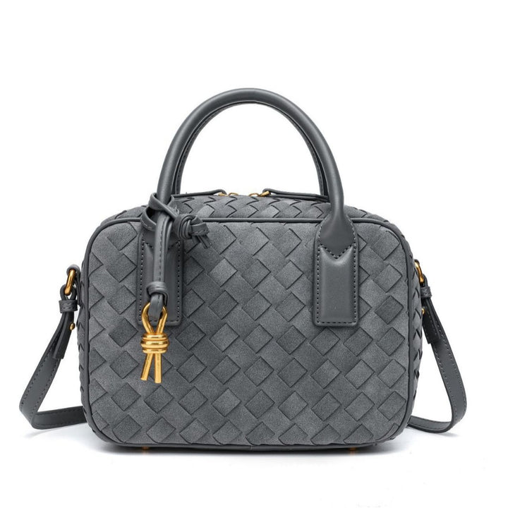 Textured Leather Boutique Handbag Stornfield