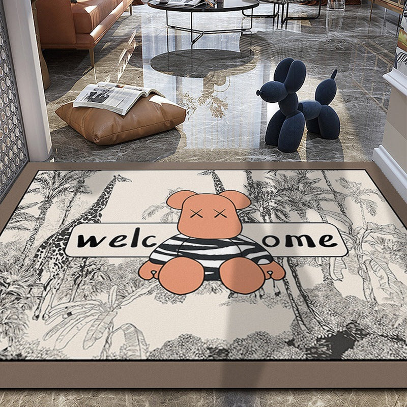 Cute Dog-Themed Entrance Mat