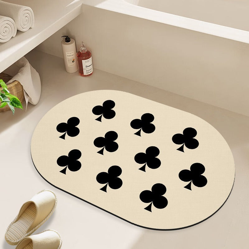 Absorbent Non-Slip Bath Mat