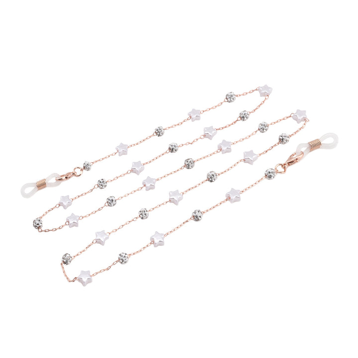 Elegant Crystal-Embellished Eyewear Chain Stornfield