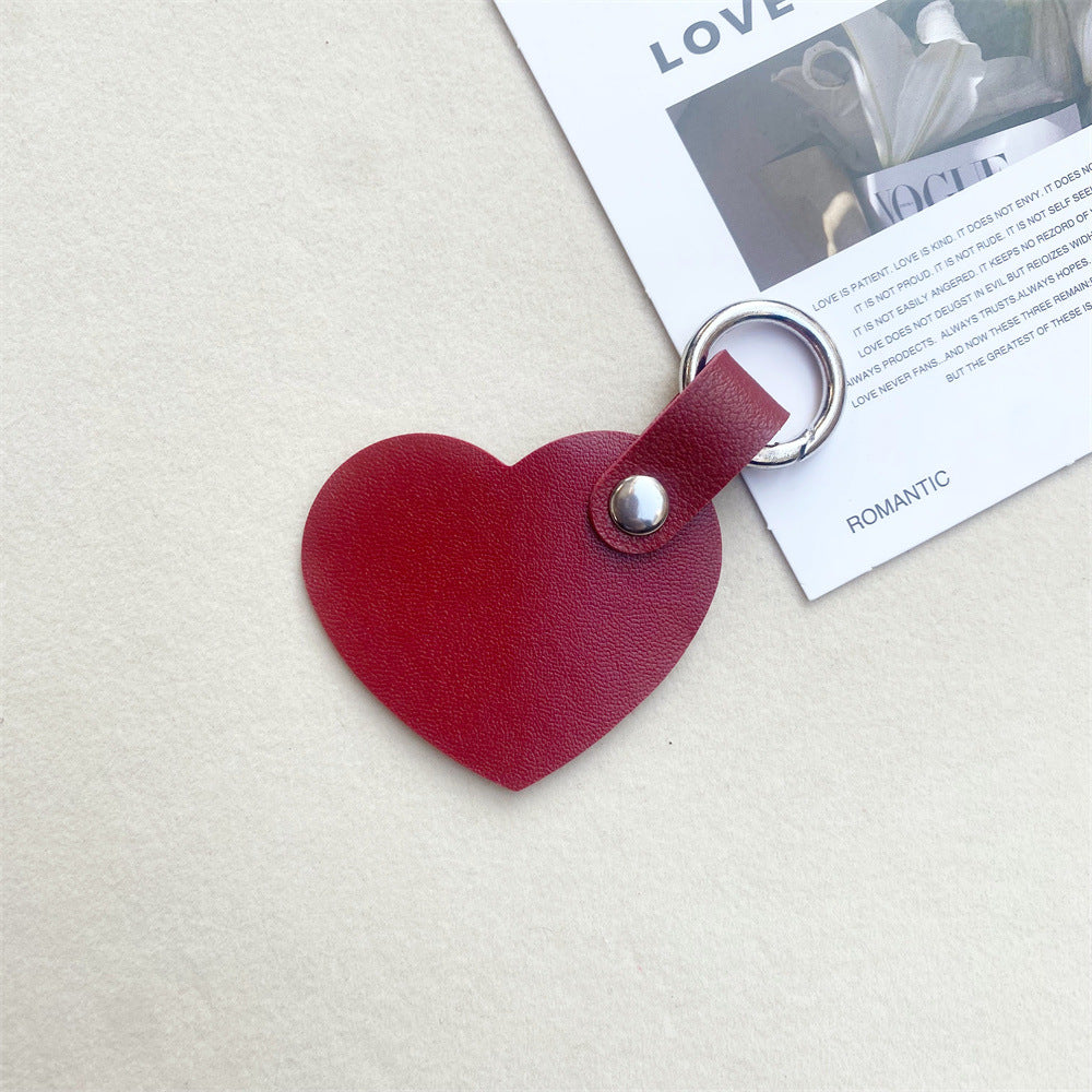 Leather Heart-Shaped Keychain Stornfield