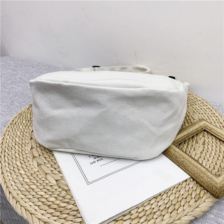 Playful Plush Monkey Charm Crossbody Bag