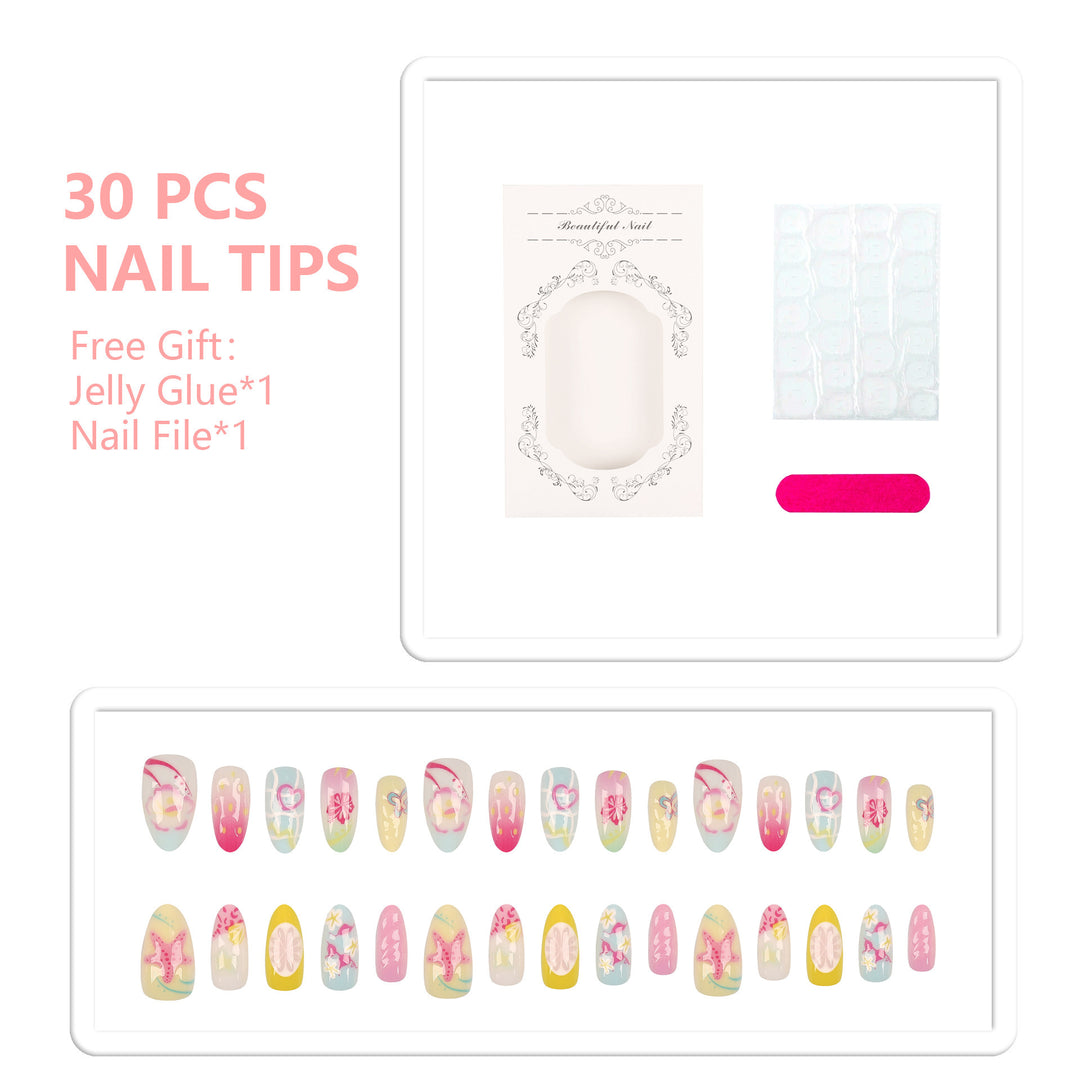 Decorative Nail Tips Set  1790956256
