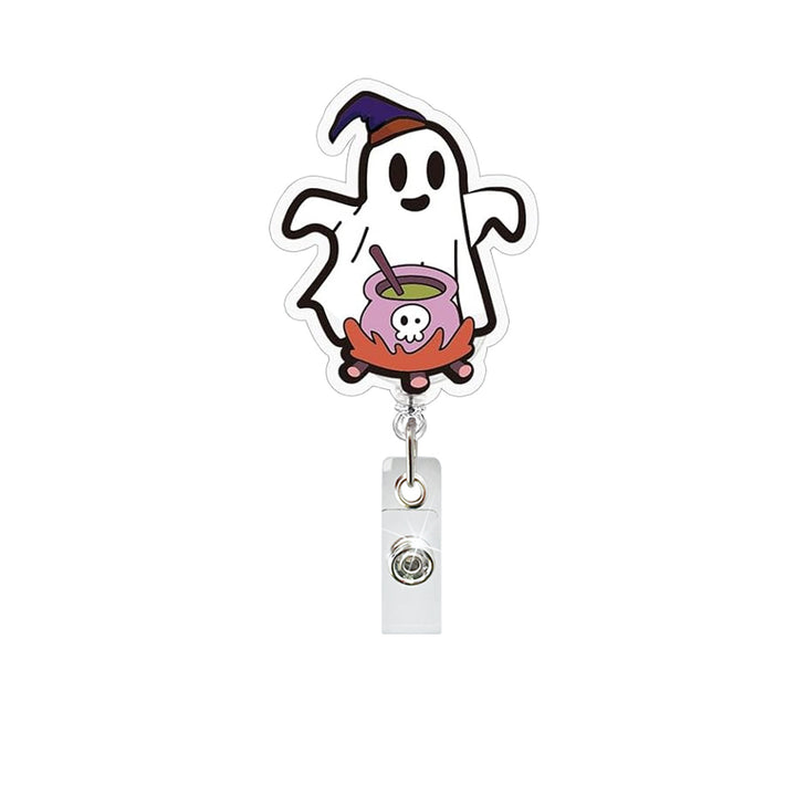 Expandable badge holder with anatomical heart pendant