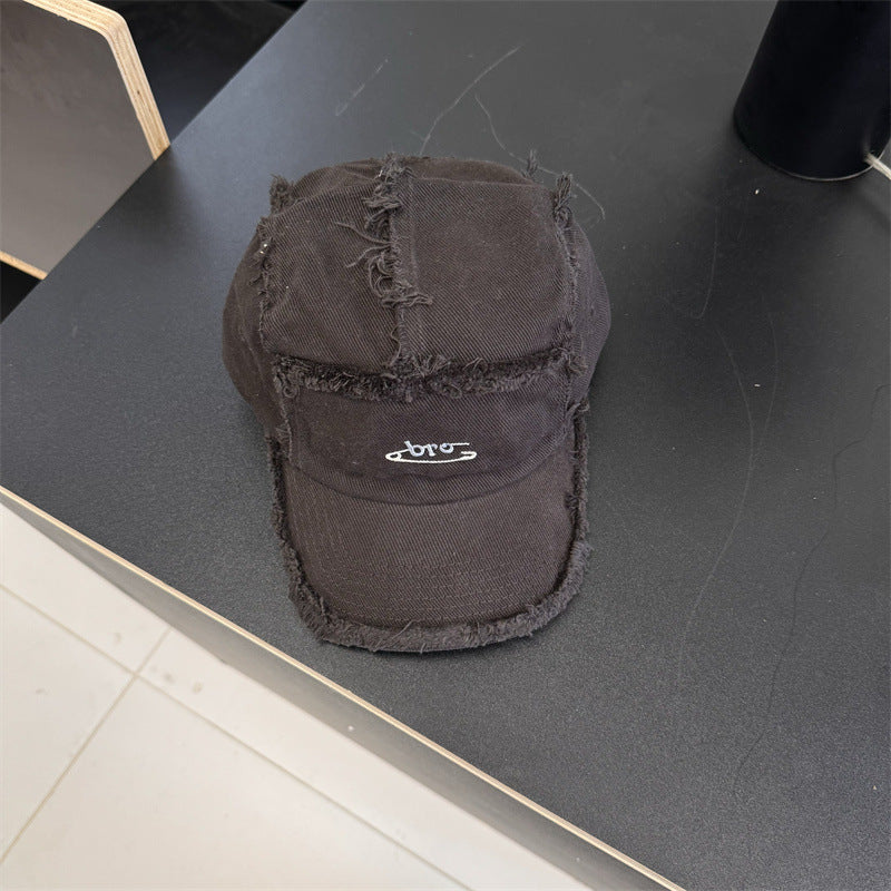 Men's Distressed Denim Snapback Cap Stornfield