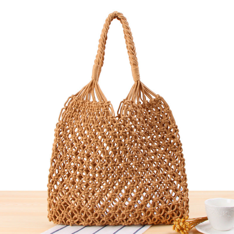 Handbag Made of Durable Hand-Knotted Net Material Stornfield