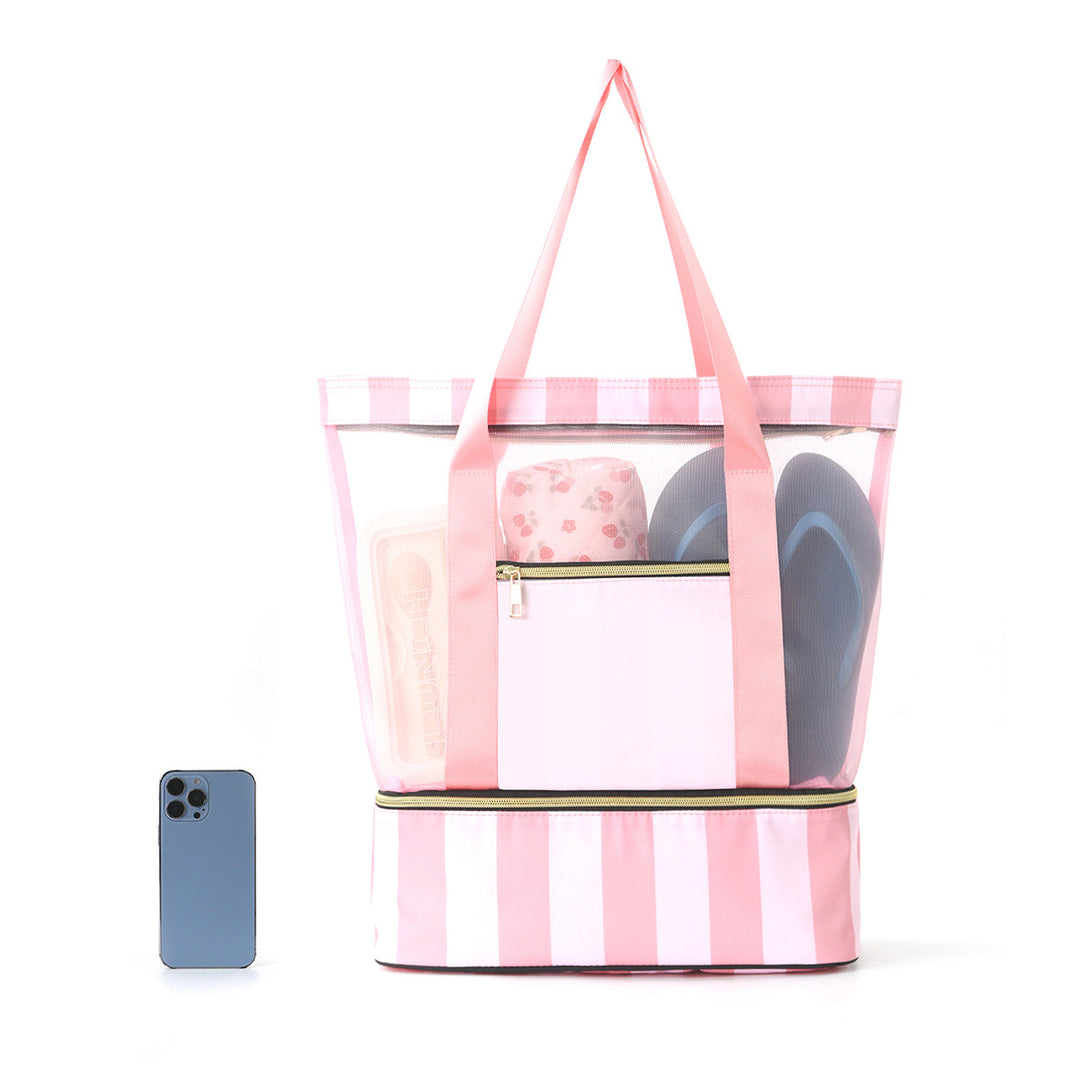 Beach bag with see-through design and large storage Stornfield