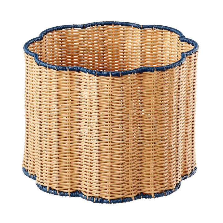 Stylish storage basket with wavy edge Stornfield