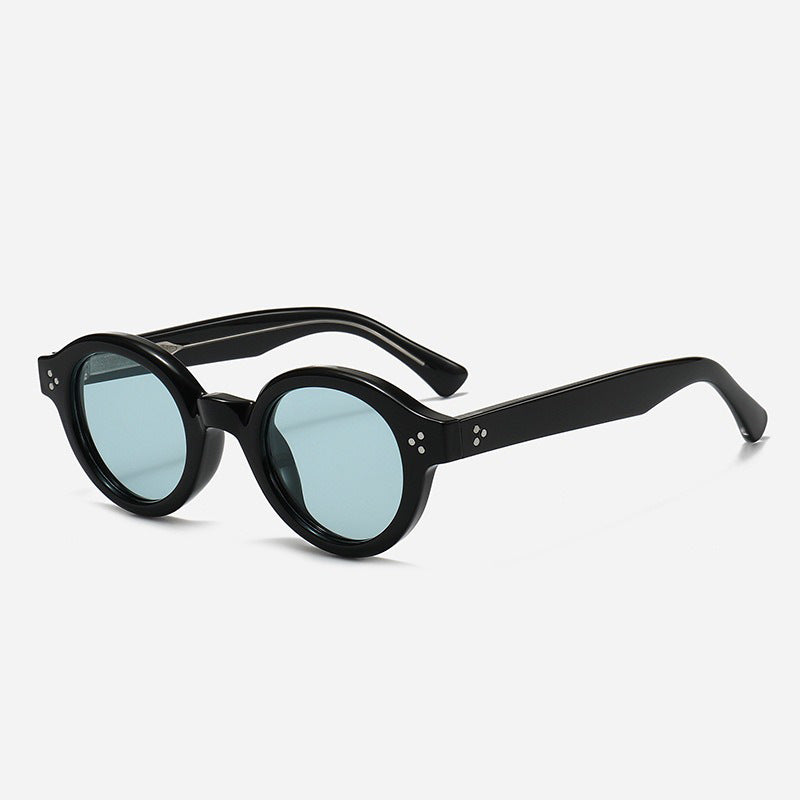 Women's Fashion Round Sunglasses with Stylish Accents Stornfield