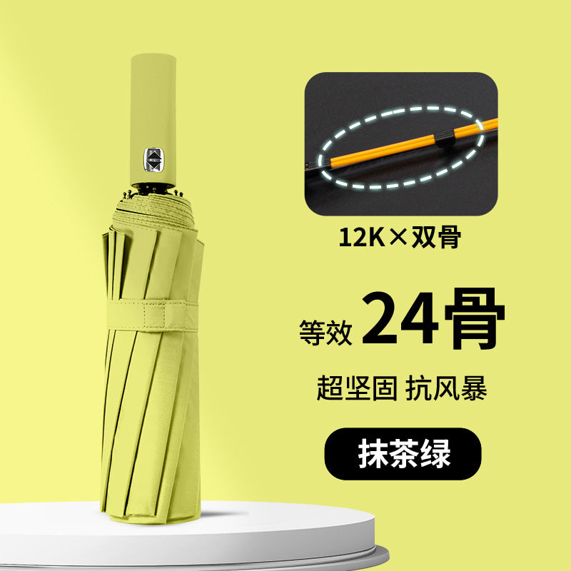 Ladies wind and rain protection umbrella with advanced double structure design Stornfield