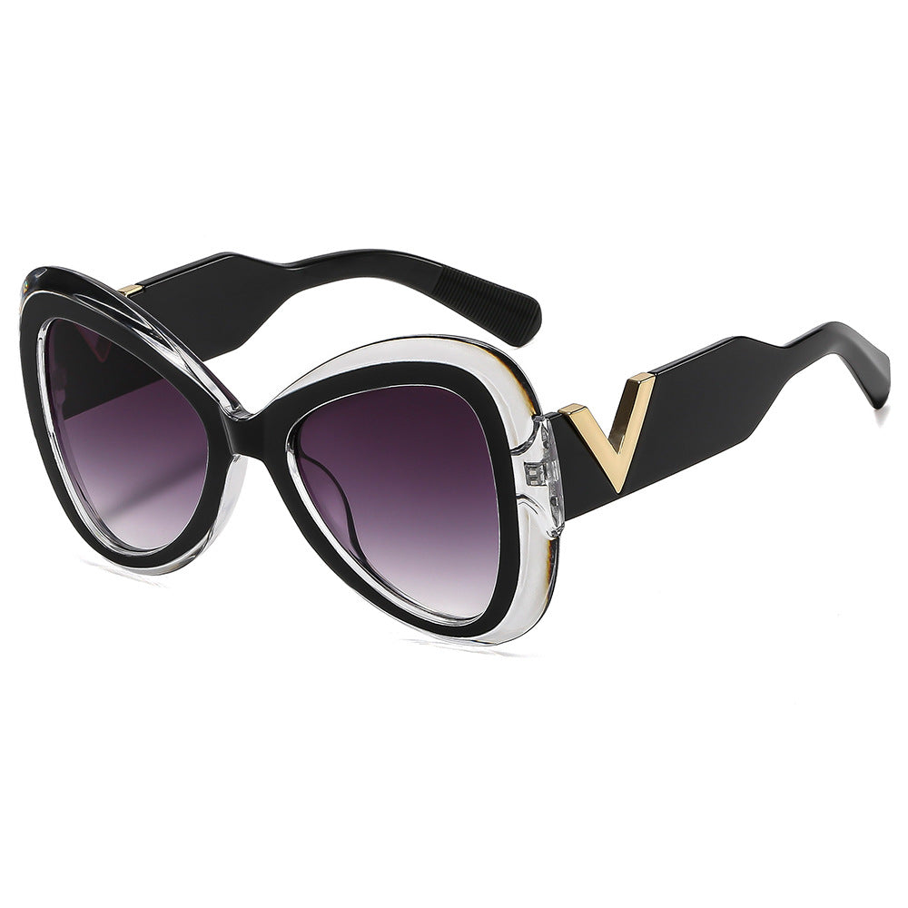 Ladies Cat-Eye Sunglasses with Luxurious Metal Accents Stornfield