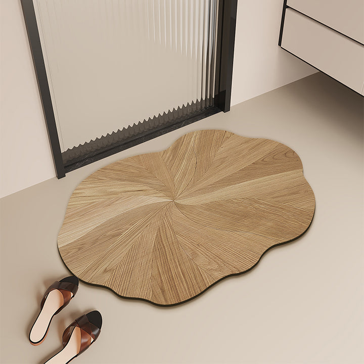 Artistic Circular Area Rug for Indoor Home Decor